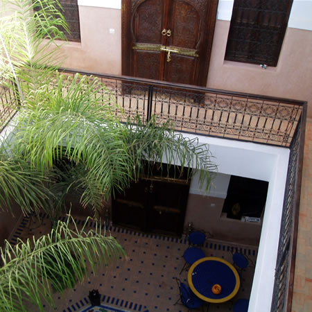 La vue de la cour